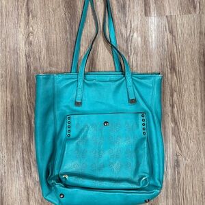 Elegant Teal Tote Bag